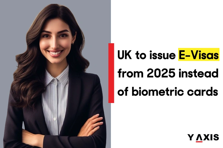 UK to issue E-Visas from 2025 instead of biometric cards